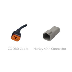 CG OBD CABLE – HARLEY 4PIN CONNECTOR (Adapter Cable)
