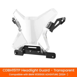LOBOO Headlight Guard for BMW R1300GS Adventure (2024-) - Transparent