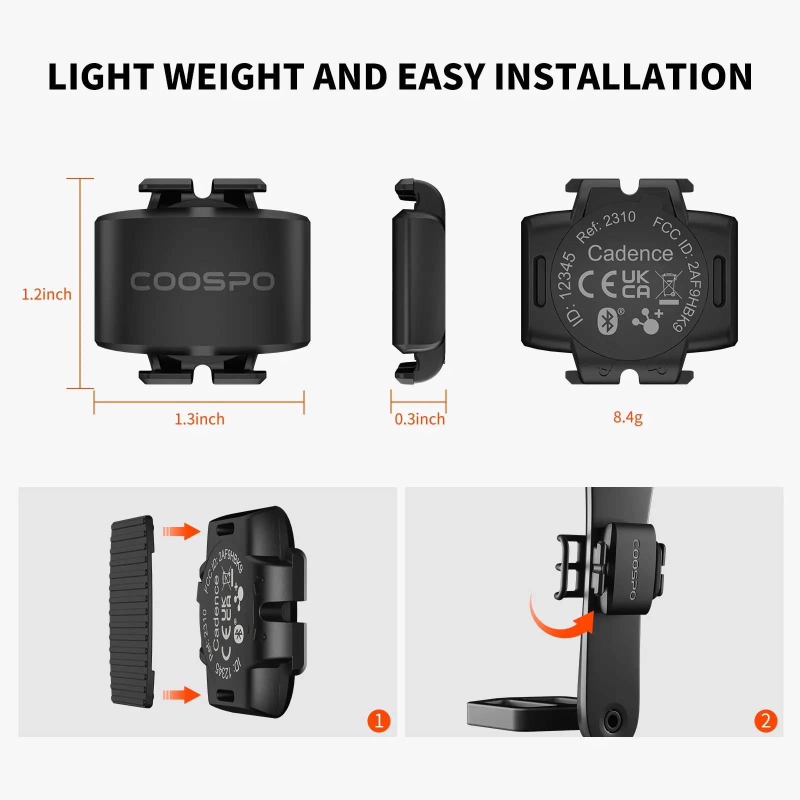 COOSPO BK9C Cycling Cadence Sensor - Image 5
